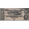 Image 1 : 1864 $10 The Confederate States of America Note