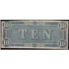 Image 2 : 1864 $10 The Confederate States of America Note