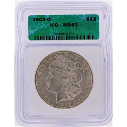 1902-O $1 Morgan Silver Dollar Coin ICG Graded MS63