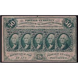 1862 50 Cent 1st Issue Fractional Note