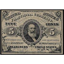 March 3, 1863 5 Cent 3rd Issue Fractional Note