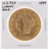 Image 1 : 1899 $20 Liberty Head Double Eagle Gold Coin