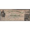 Image 1 : 1862 $50 The State of Mississippi Obsolete Note