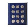 Image 4 : Set of (36) Franklin Mint Presidential Commemorative Sterling Silver Medals