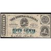 Image 1 : 1863 Fifty Cents The State of Alabama Obsolete Note