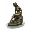 Image 8 : Original Nude Nymph Bronze Erotic Sculpture (12"X10")