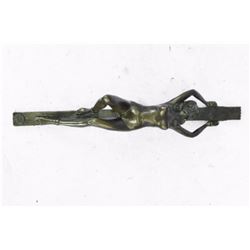 Vienna Bronze Bergman Erotic Chained Bondage Sculpture (11"X3")