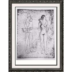 Pablo Picasso 'After'  Mother Combing Her Hair c. 1905 Fine Art Print from Museum Artist