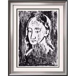 Pablo Picasso 'After'  Head of a Young Woman c. 1906 Fine Art Print from Museum Artist
