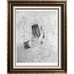 Pablo Picasso 'After'  Man with Dog c. 1914 Fine Art Print from Museum Artist