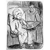 Image 2 : Pablo Picasso 'After'  Reading c. 1926 Fine Art Print from Museum Artist