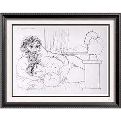 Pablo Picasso 'After'  Sculptor's Repose c. 1933 Fine Art Print from Museum Artist