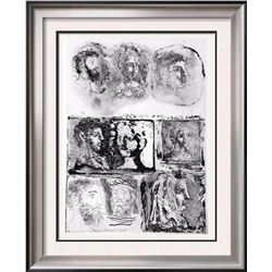 Pablo Picasso 'After'  Nine Heads c. 1934 Fine Art Print from Museum Artist
