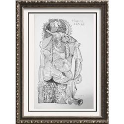 Pablo Picasso 'After'  Seated Woman c. 1943 Fine Art Print from Museum Artist