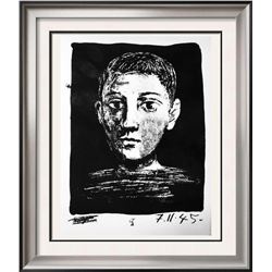 Pablo Picasso 'After'  Head of a Boy c. 1945 Fine Art Print from Museum Artist