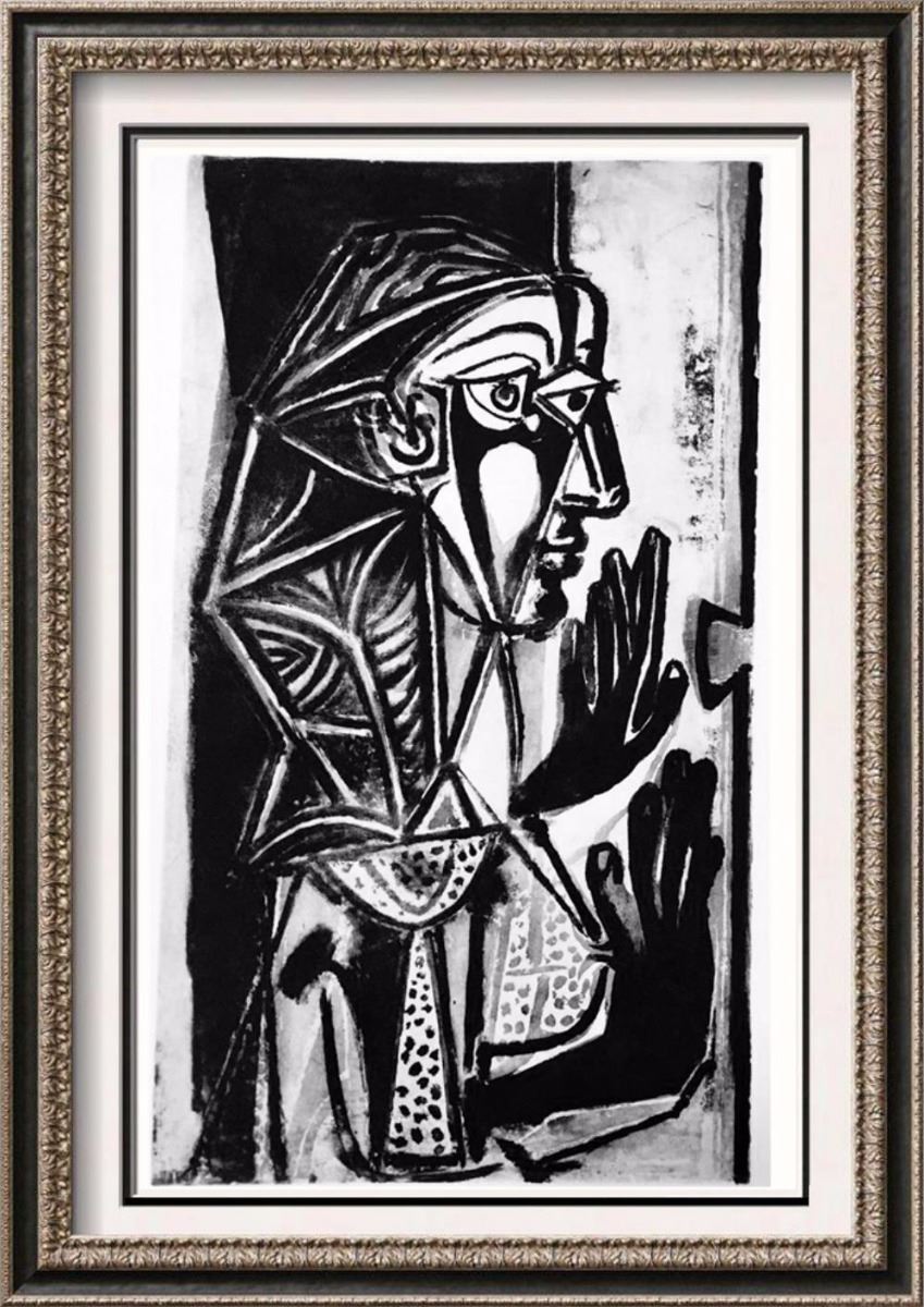 Pablo Picasso 'After' Girl at a Window c. 1952 Fine Art Print from ...