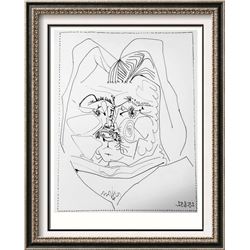 Pablo Picasso 'After'  Head of Balzac c. 1952 Fine Art Print from Museum Artist