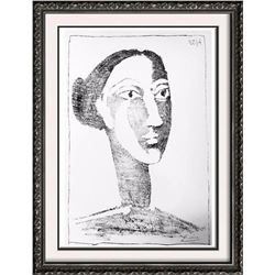 Pablo Picasso 'After'  Head of a Woman with a Chignon c. 1953 Fine Art Print from Museum Artist
