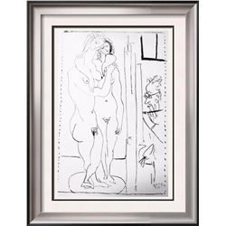 Pablo Picasso 'After'  Nudes Posing c. 1954 Fine Art Print from Museum Artist