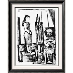 Pablo Picasso 'After'  Clothed Model Posing c. 1954 Fine Art Print from Museum Artist