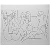 Image 4 : Pablo Picasso Double Sided Black & White & Full Color Print # 60255-60256