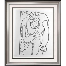Pablo Picasso Double Page Black & White Print # 60278-60279