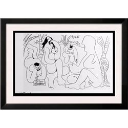 Pablo Picasso Double Sided Black & White Print # 62101 & 62104