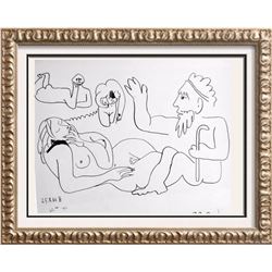Pablo Picasso Black & White 3 images & Double Page Black & White Print # 62142-62145