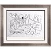 Image 2 : Pablo Picasso Black & White 3 images & Double Page Black & White Print # 62142-62145