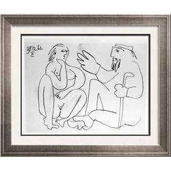Pablo Picasso Double Sided Black & White Print # 62160-62161