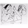 Image 3 : Pablo Picasso Double Sided Black & White Print # 62162-62163