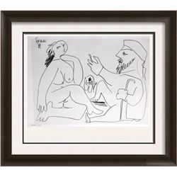 Pablo Picasso Double Sided Black & White Print # 62164-62165