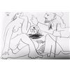 Image 4 : Pablo Picasso Double Sided Black & White Print # 62164-62165