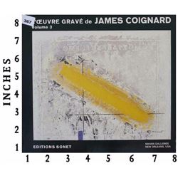 Museum Art Books James Coignard Catalogue Raisonne 1980-1986 1986 Editions Sonet Art Book Jacket