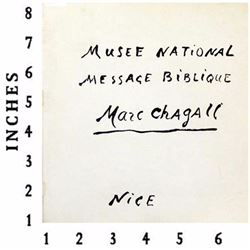 Art Book Liquidation Sale Marc Chagall Musee National Message Biblique Paris