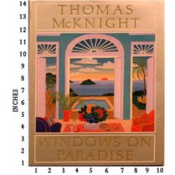 Museum Art Books Thomas Mcknight Window On Paradise 1990 Abbeville Press Art Book Jacket Hard