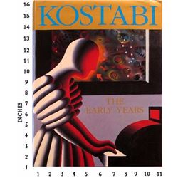 Dealer Liquidating Art Books Mark Kostabi - The Early Years 1990 Signed Art Book Jacket Hard