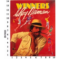 Dealer Liquidating Art Books Leroy Neiman Winners Thirty Years In Sports Art Book Jacket Hard C.1983