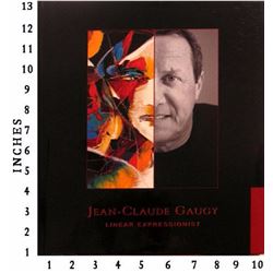 Dealer Liquidating Art Books Jean-Claude Gaugy - Linear Expressionist 2001 Art Book Jacket Hard