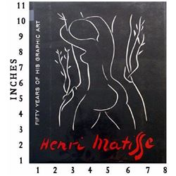Dealer Liquidating Art Books Henri Matisse Fifty Years Of His Graphics 1981 Art Book Jacket