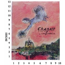 Dealer Liquidating Art Books Marc Chagall Lithographs Vi 1980 Front Cover Lithograph Only