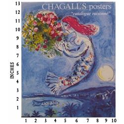 Art Book Liquidation Sale Marc Chagall - Posters Catalogue Raisonne 1975 Crown Art Book Jacket Hard