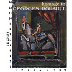 Museum Art Books Georges Rouault Homage #XXE Art Book Jacket Original Lithograph