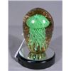 Image 1 : HAND BLOWN ART GLASS JELLYFISH SCULPTURE