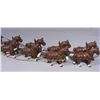 Image 3 : VINTAGE HAND PAINTED CAST IRON "ANHEUSER-BUSCH" HORSES