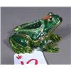 Image 1 : FINE ENAMEL AND RHINESTONE FROG TRINKET BOX