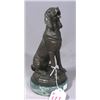 Image 1 : ADORABLE BRONZE SCULPTURE OF SEATED DOG