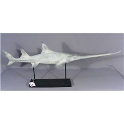 COMPOSITION AND METAL SCULPTURE OF SAWFISH