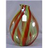 Image 1 : HAND BLOWN ART GLASS VASE