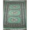 Image 1 : HAND KNOTTED BOKHARA AREA RUG
